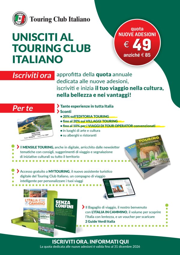 Quota Speciale Nuovi Iscritti_ott_dic 2026_Locandina_page-0001 QUOTA SPECIALE TCI - NUOVE ADESIONI A € 49