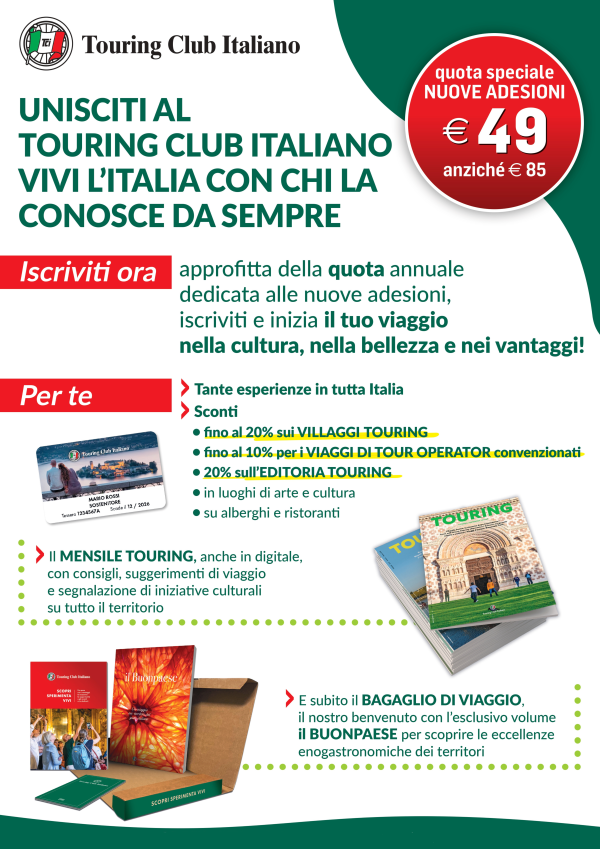 QUOTA SPECIALE TCI - NUOVE ADESIONI A € 49