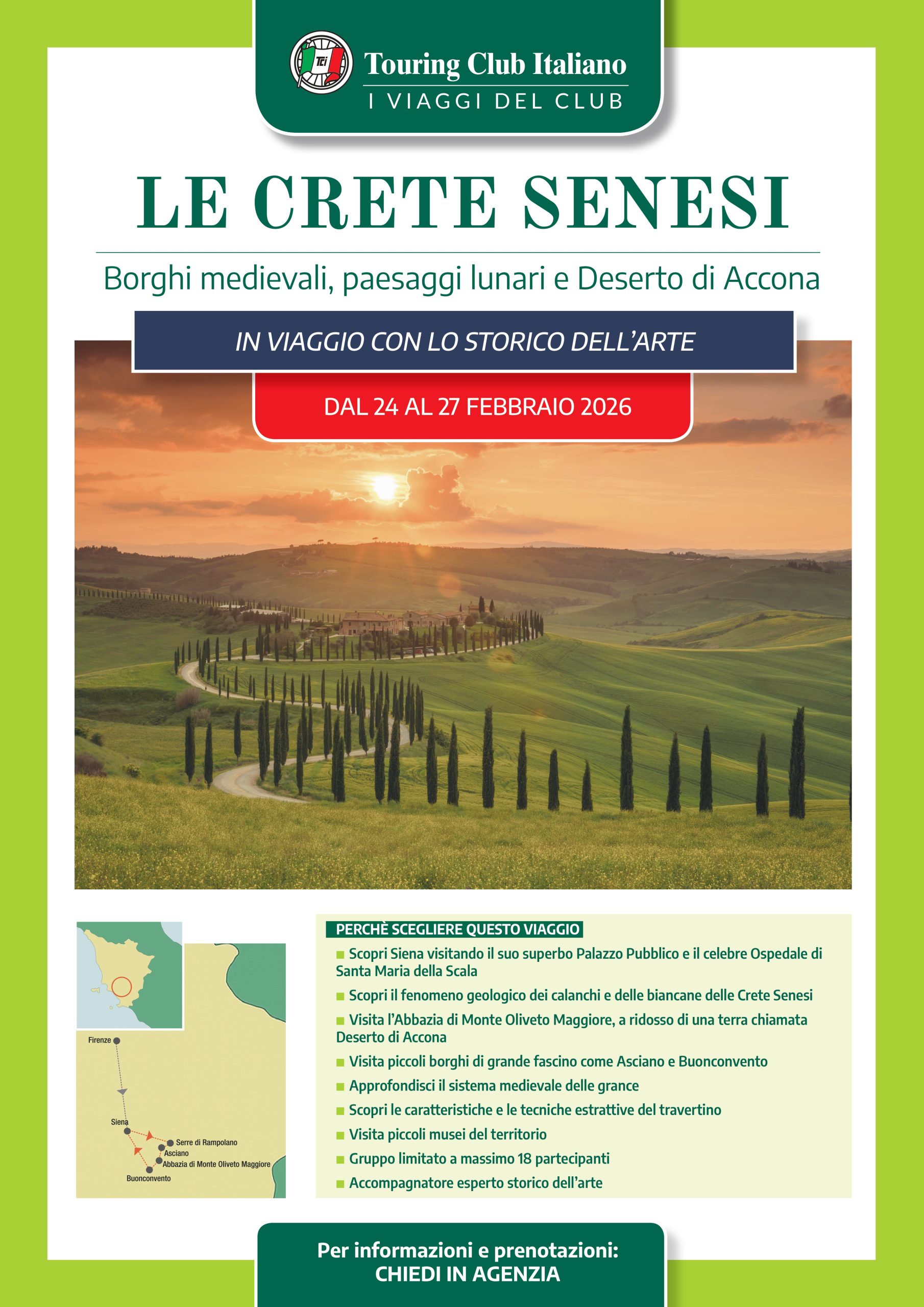 TCI - CRETE SENESI da € 1.270