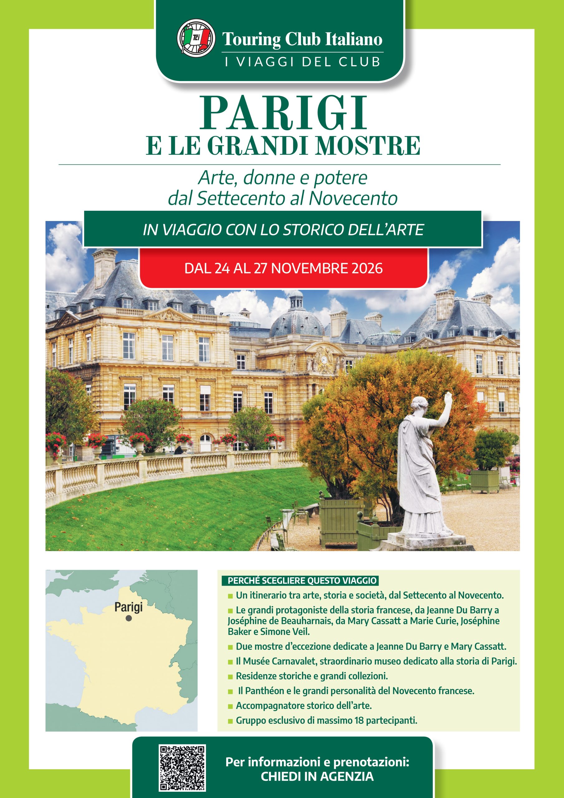 TCI - PARIGI E LE GRANDI MOSTRE da € 1.990